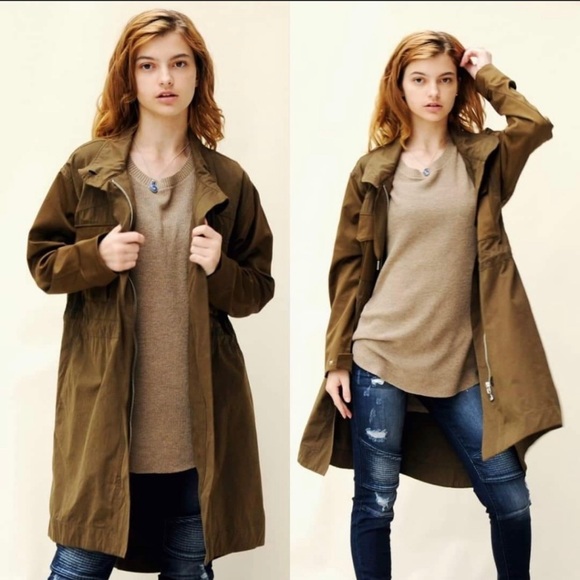 Olive Cargo Jacket! - Picture 3 of 7